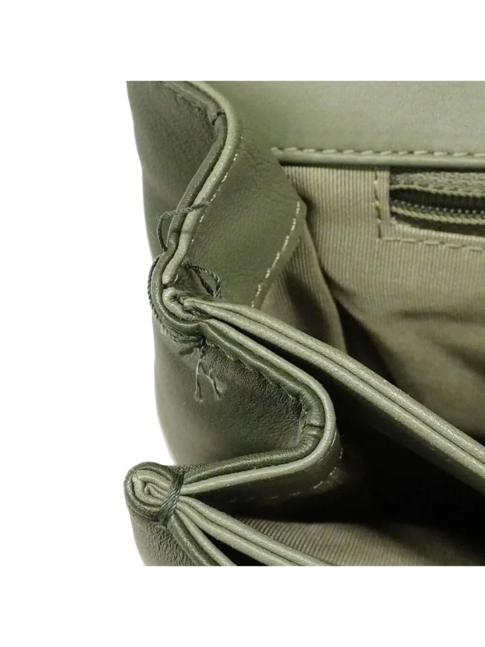 Chanel Shoulder Bag Quilted Lambskin Green Gold